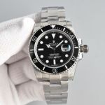 HP Factory Rolex Submariner 40mm 904L Steel 3135 Movement Black Face SS Band Watch